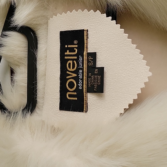 Novelti fur trim coat - Picture 4 of 13